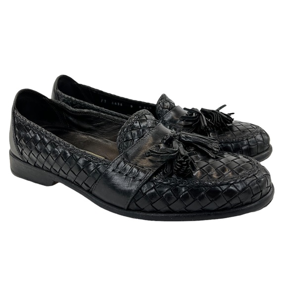 Bragano Other - Bragano Crafted in Italy Woven Leather Slip On Loafer Shoes